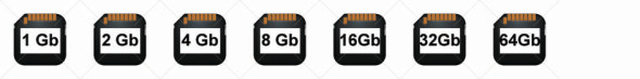 capacità chiavette usb pen drive