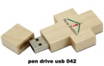 Pen drive USB 042 in legno promozionale